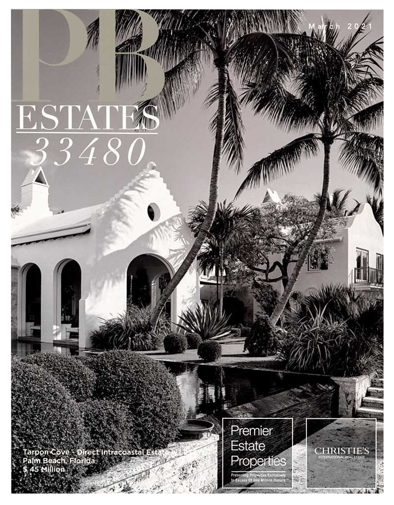 Image of the cover of the March 2021 issue of PB Estates magazine 